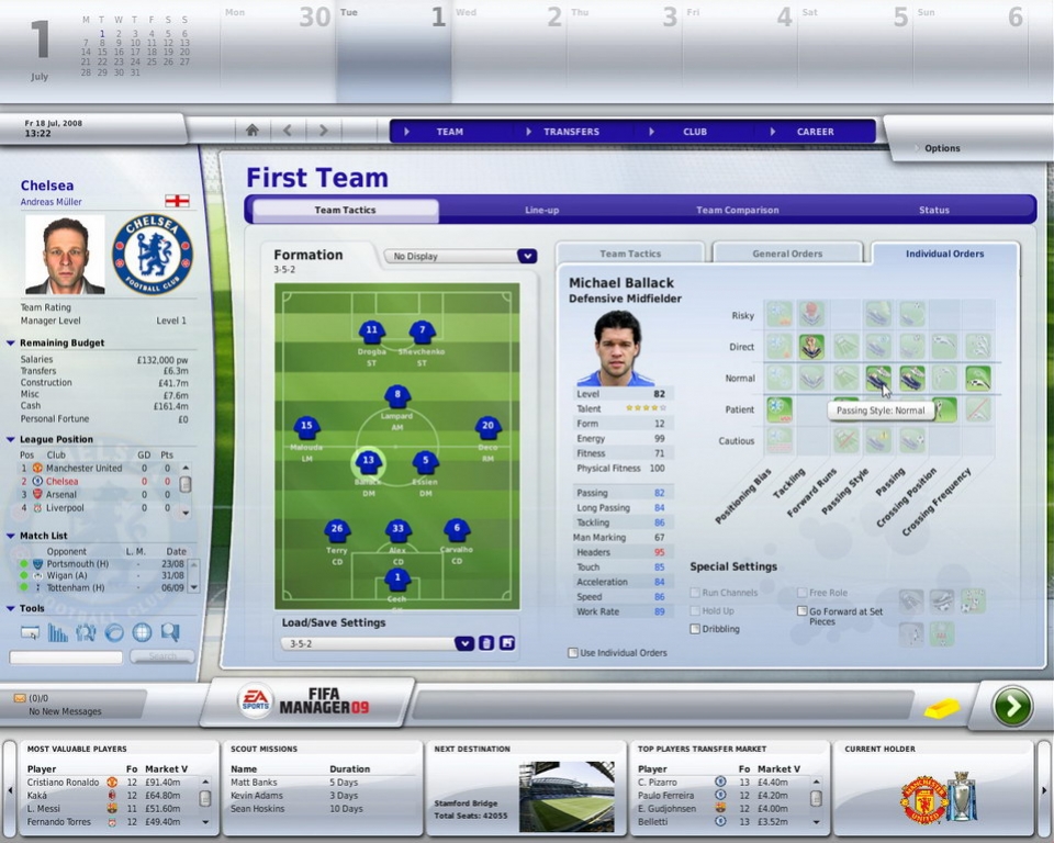 FIFA Manager 09 - кадр 10