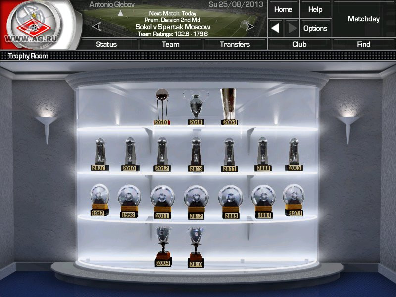 Total Club Manager 2004 - кадр 1