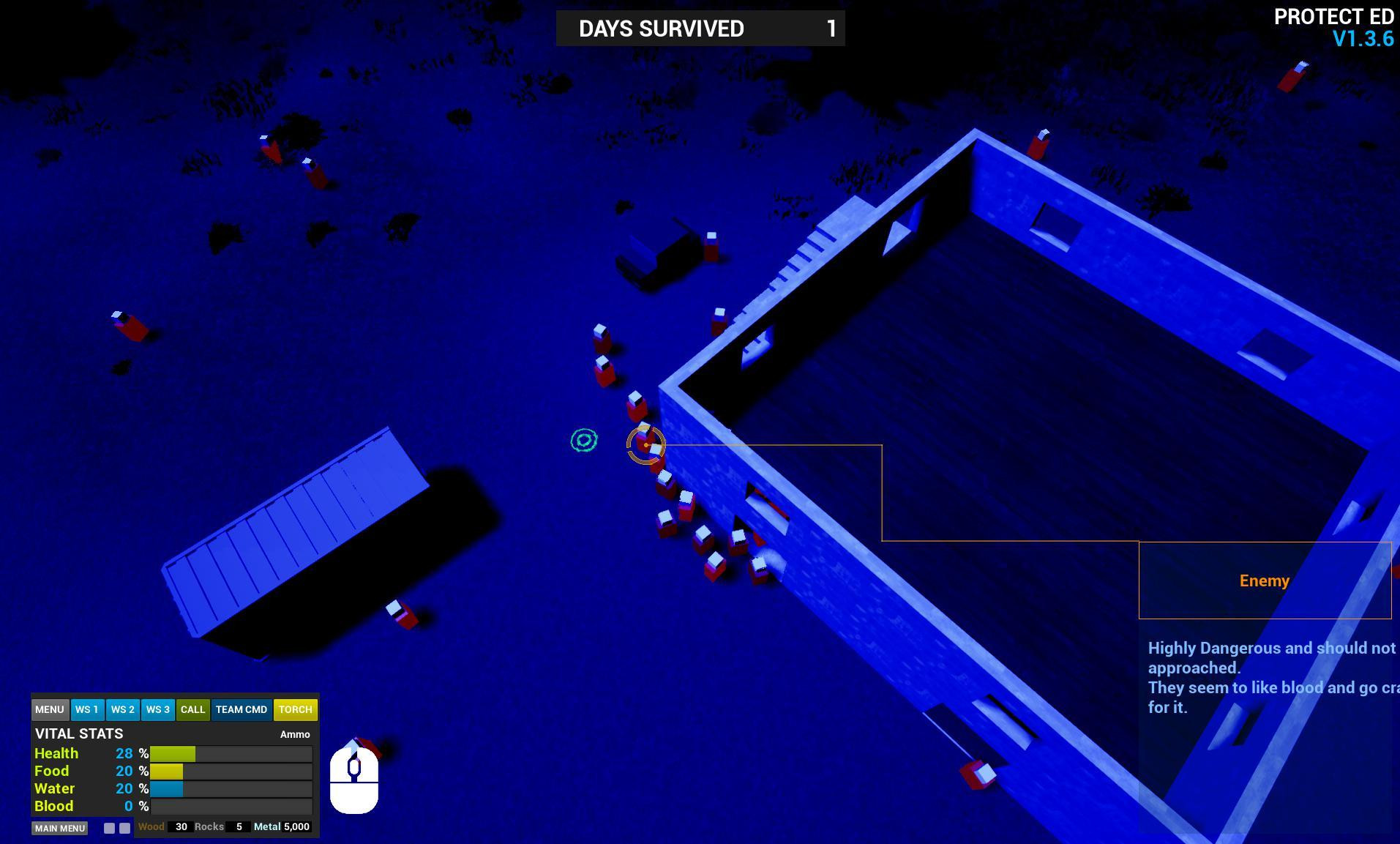 Protect Ed - Open World RTS Survival Game (itch) - кадр 1