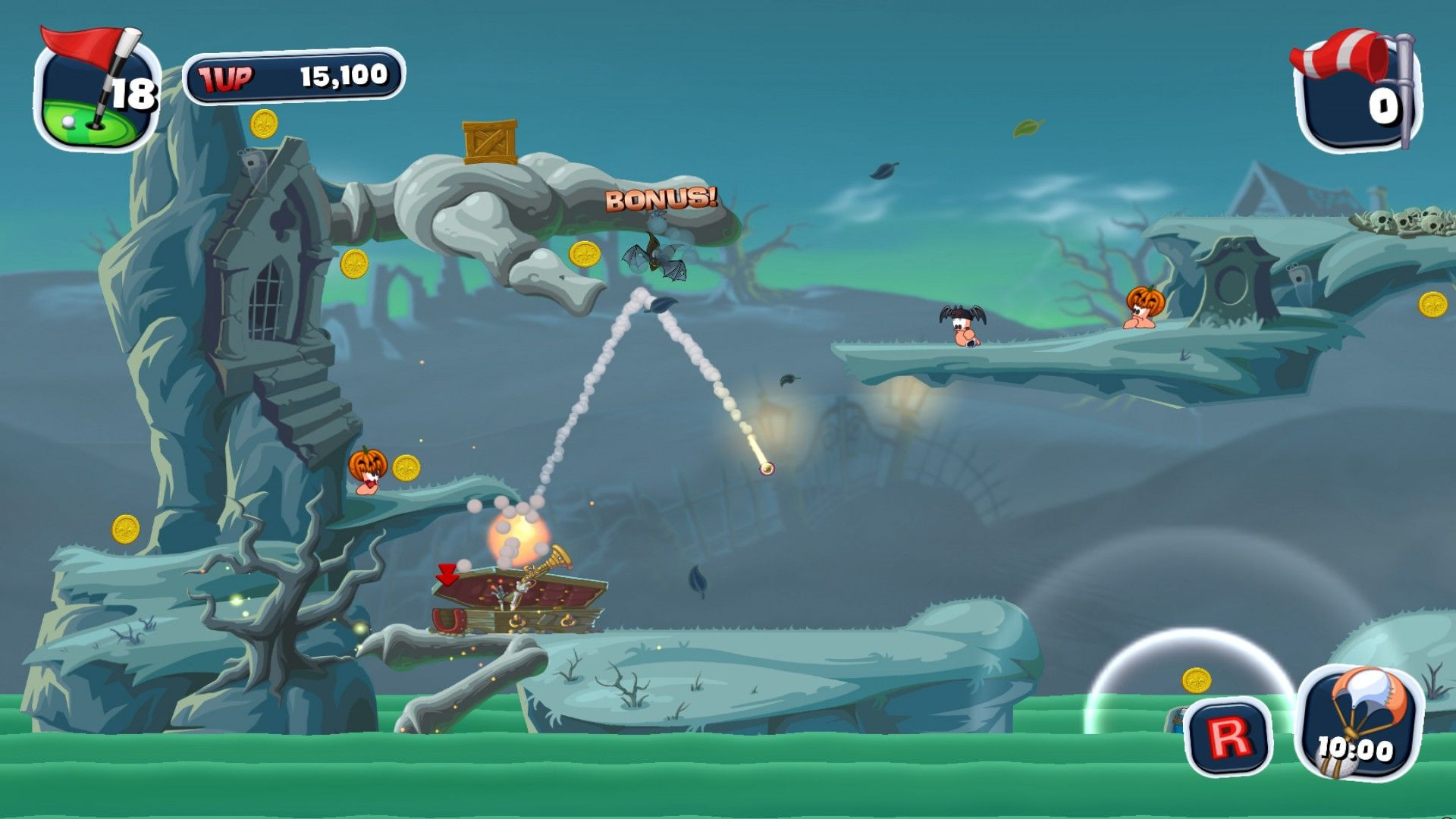 Worms Crazy Golf - кадр 2