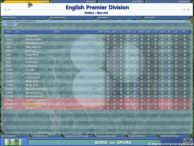 Championship Manager 5 - кадр 3