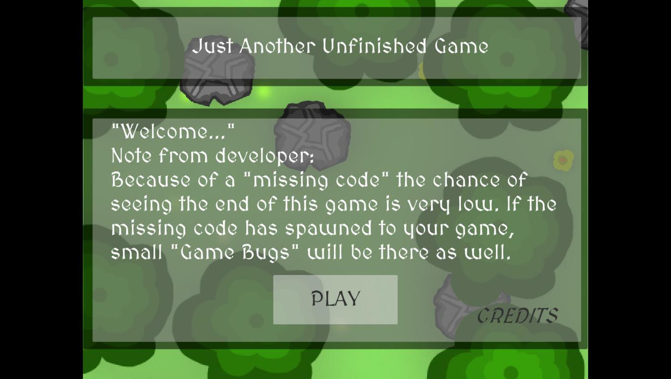 Just Another Unfinished Game (itch) - кадр 1