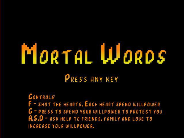 Mortal Words (itch) - кадр 1