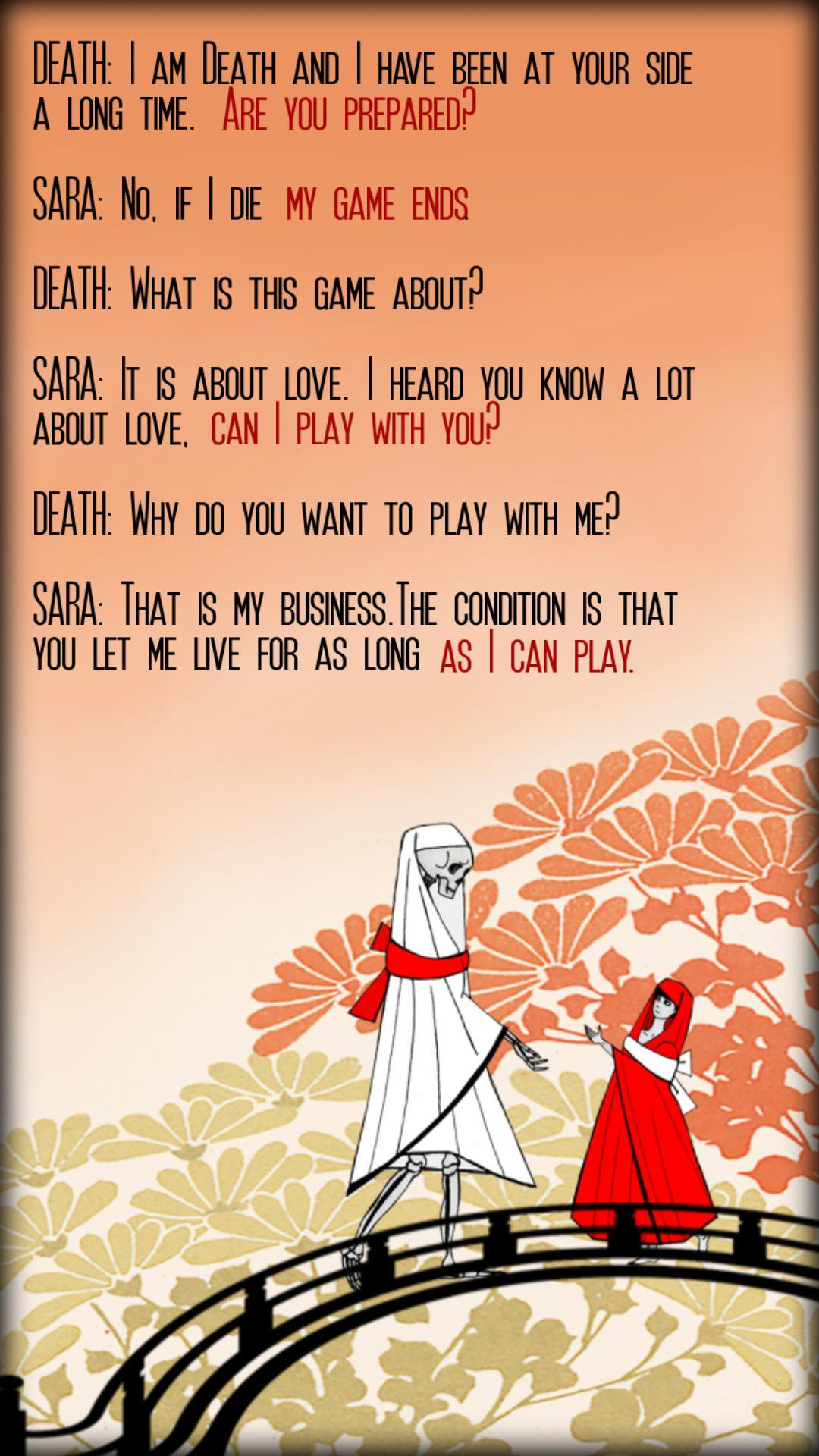 Sara And Death (itch) - кадр 1
