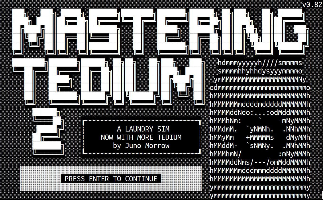 Mastering Tedium (itch) - кадр 1