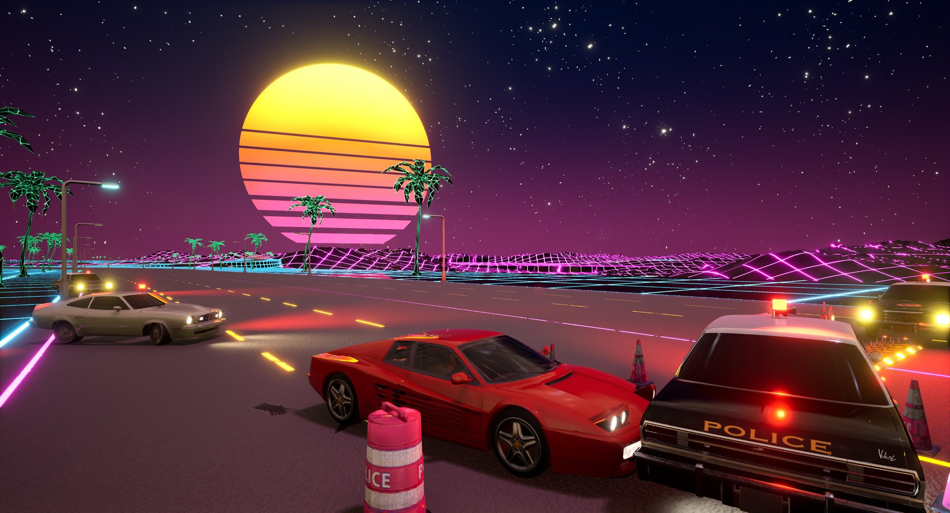 Cyber OutRun - кадр 1