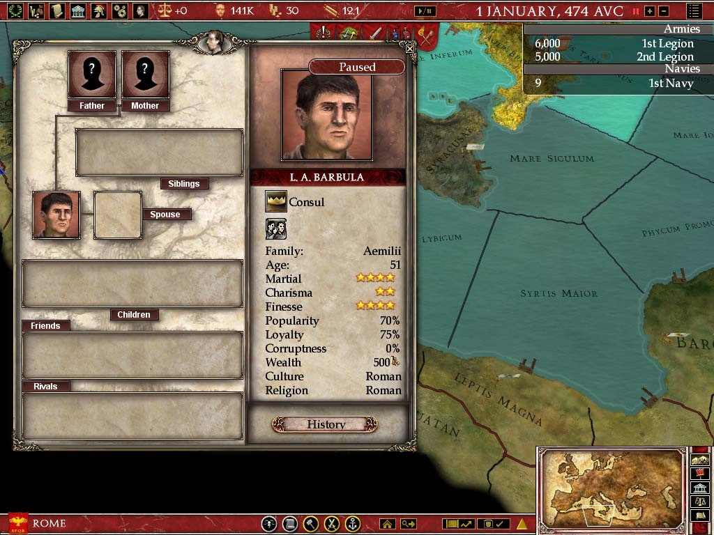 Europa Universalis: Rome - кадр 7