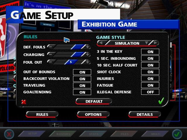 NBA Live 99 - кадр 1