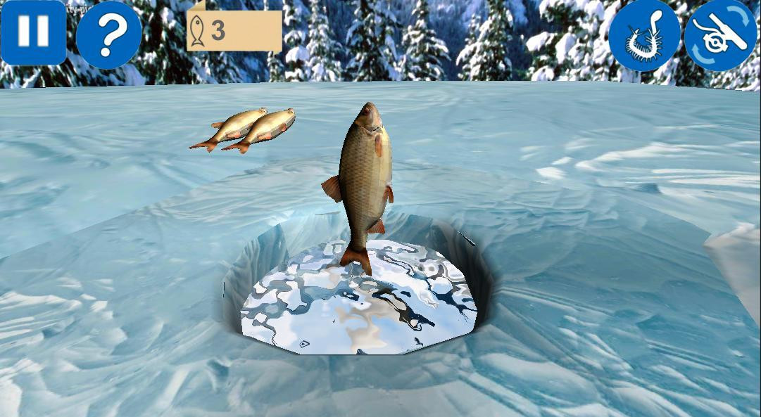 Рыбалка зимняя 3D - кадр 1