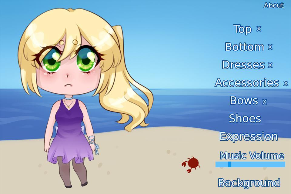 Melody Dress-up Game (itch) - кадр 1