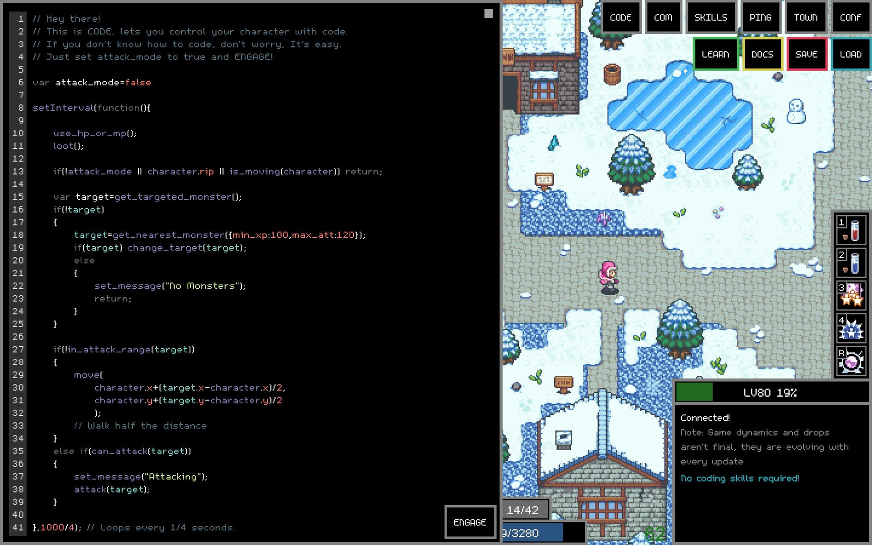 Adventure Land - The Code MMORPG - кадр 2