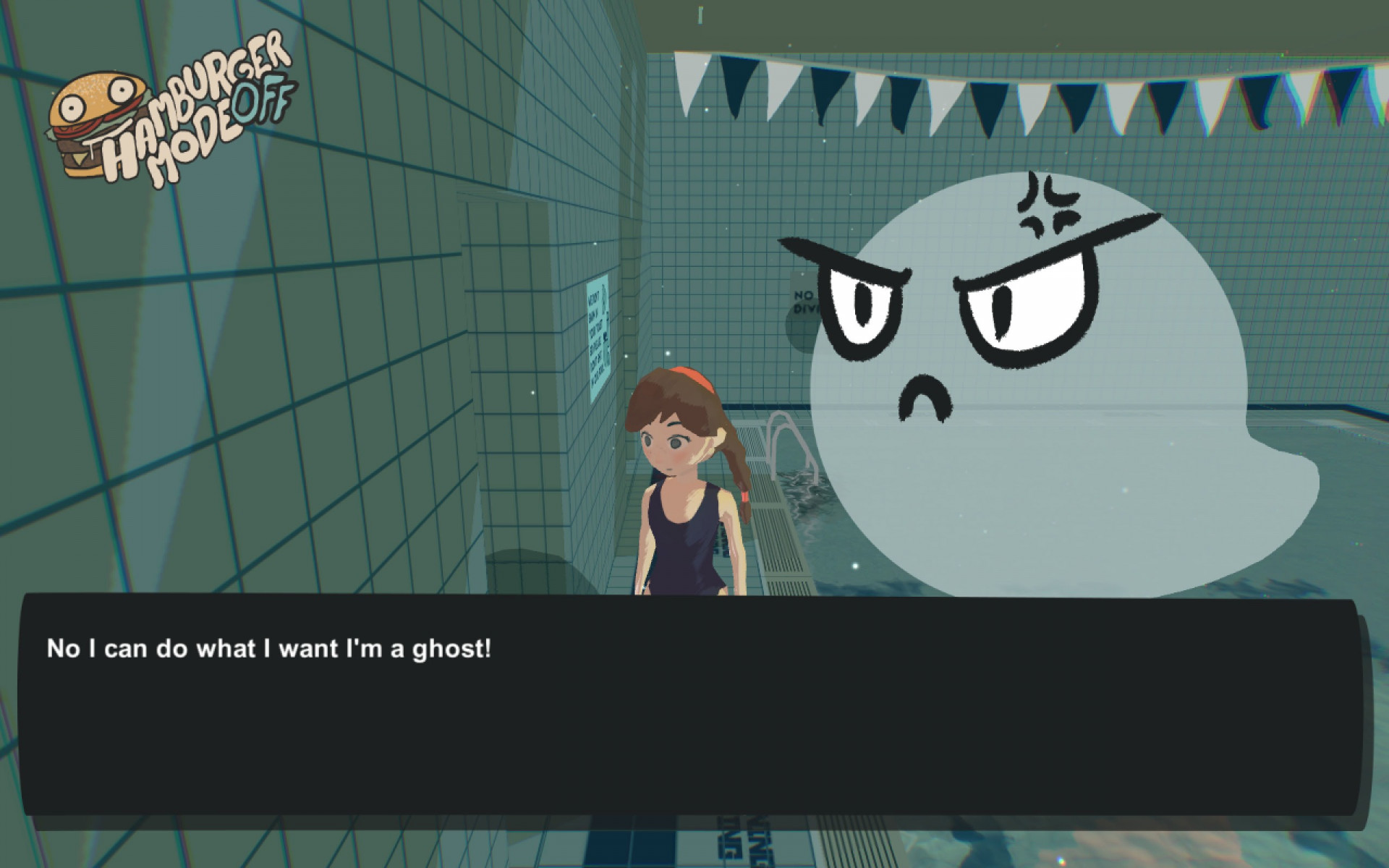 Super Pools n' Ghosts: Hamburger Mode Edition (itch) - кадр 1