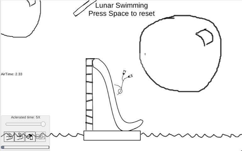 Lunar Swimming (itch) - кадр 1