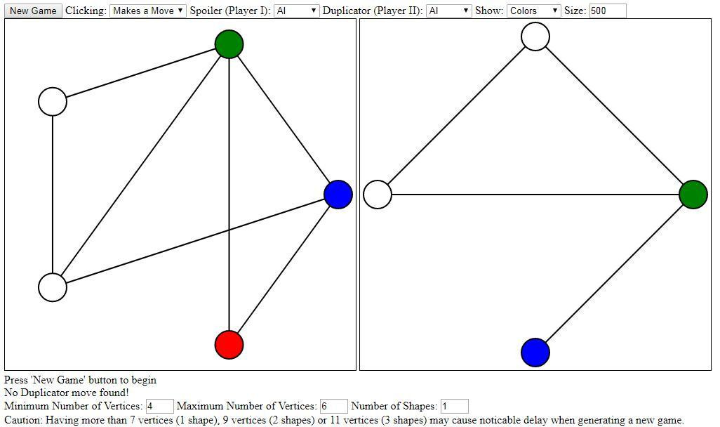 Ehrenfeucht–Fraïssé Game for Finite Graphs (itch) - кадр 1
