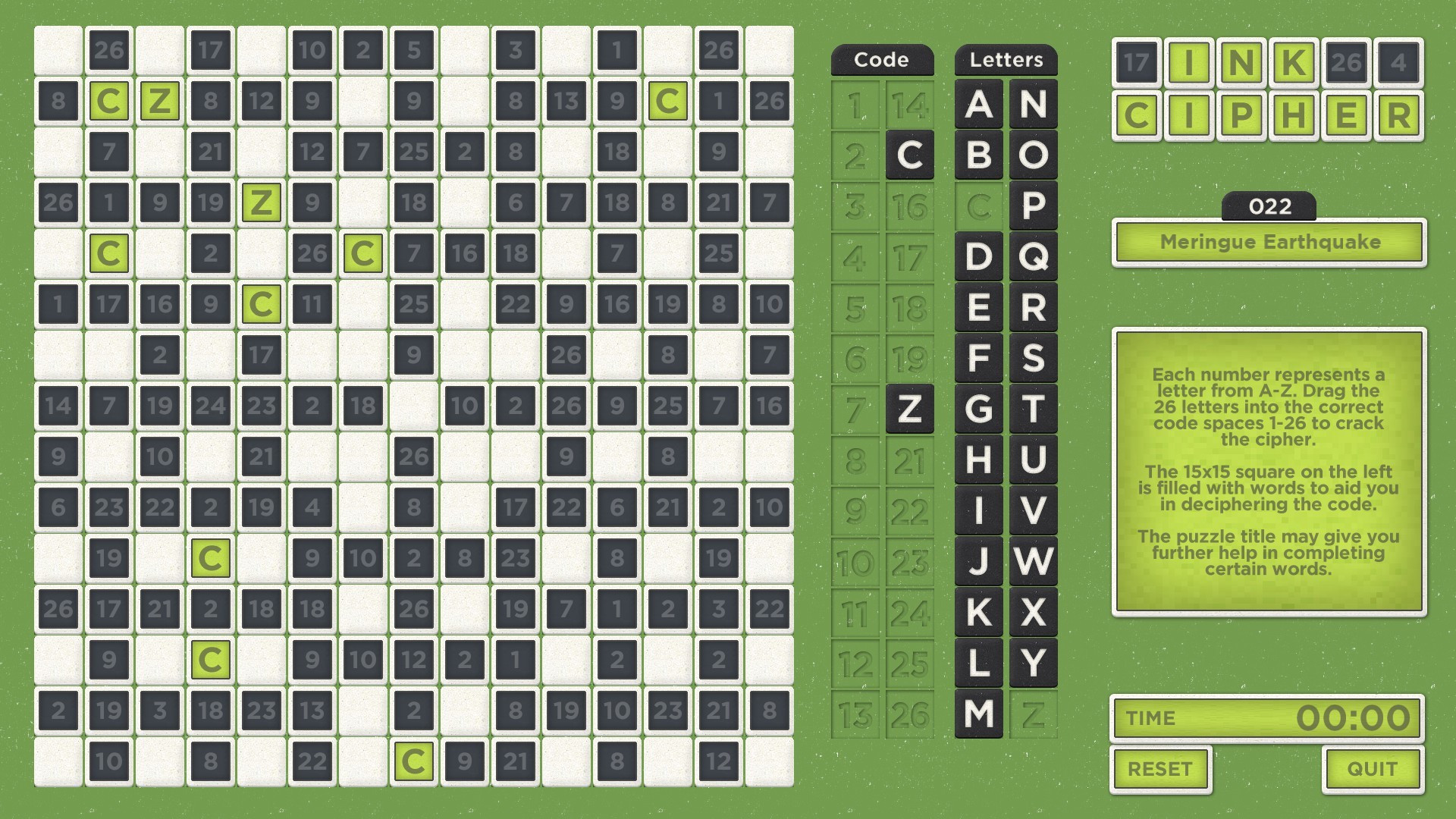 Ink Cipher (itch) - кадр 1