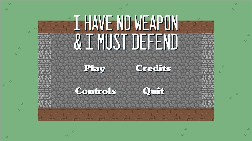 I have no weapon and I must defend - GGJ2020 (itch) - кадр 1