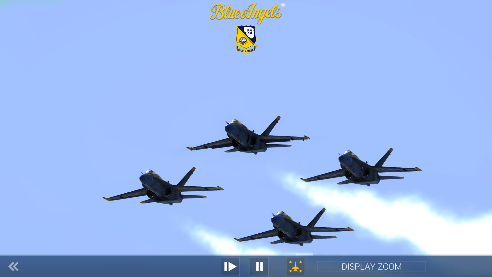 Blue Angels Aerobatic Flight Simulator - кадр 1