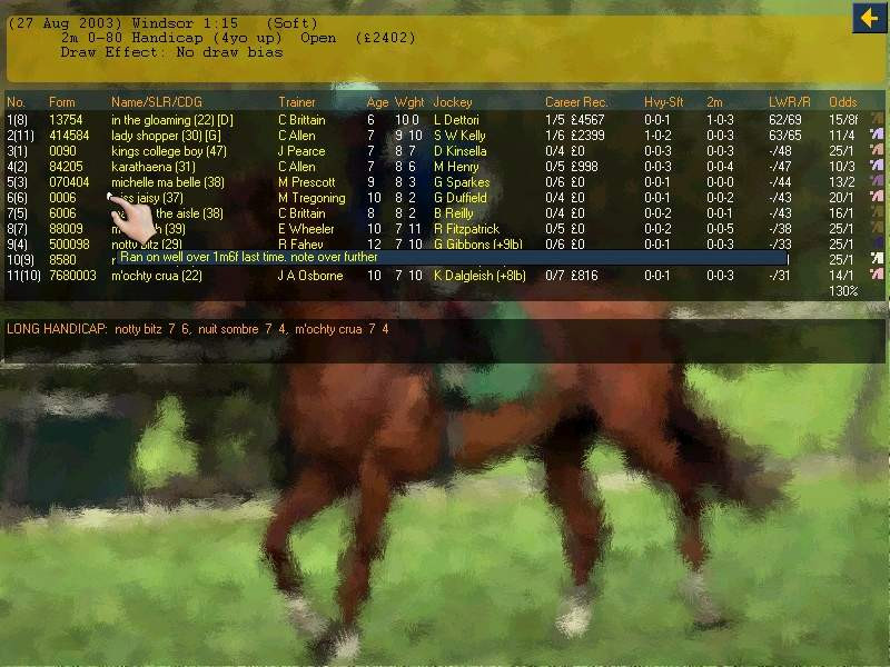 Starters Orders 2 - кадр 3