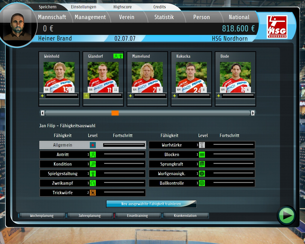 Handball Manager 2009 - кадр 3
