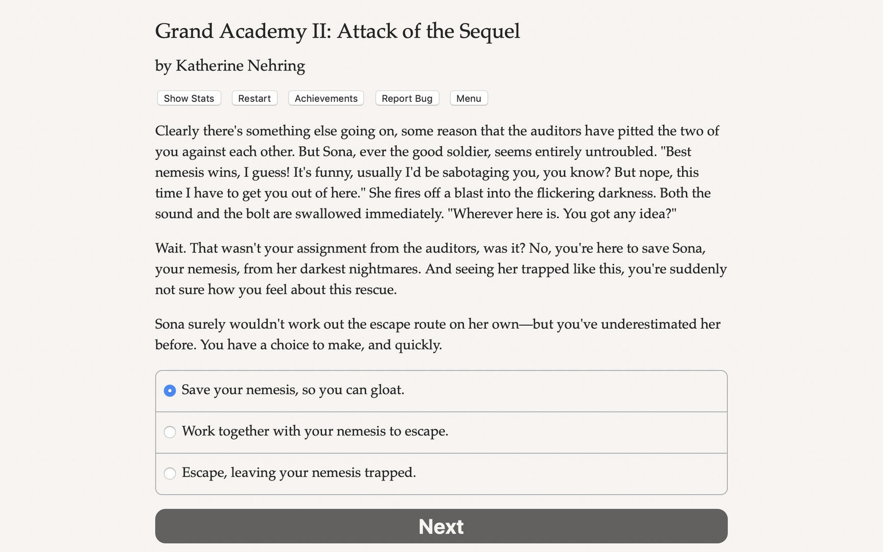 Grand Academy II: Attack of the Sequel - кадр 1