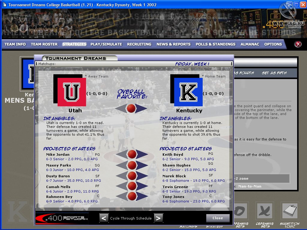 Tournament Dreams College Basketball - кадр 1