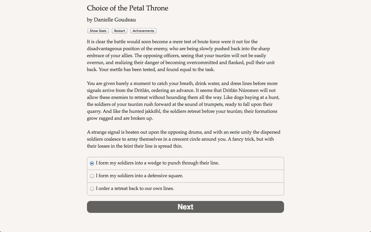 Choice of the Petal Throne - кадр 1
