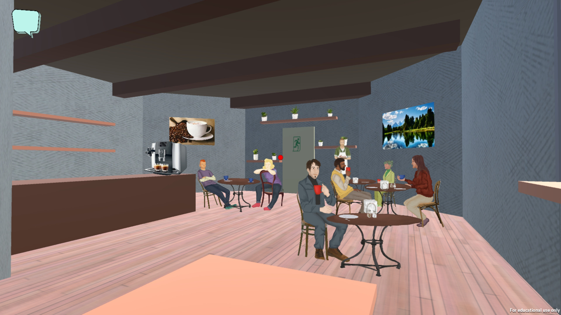 At a cafe with your best friend (itch) - кадр 1