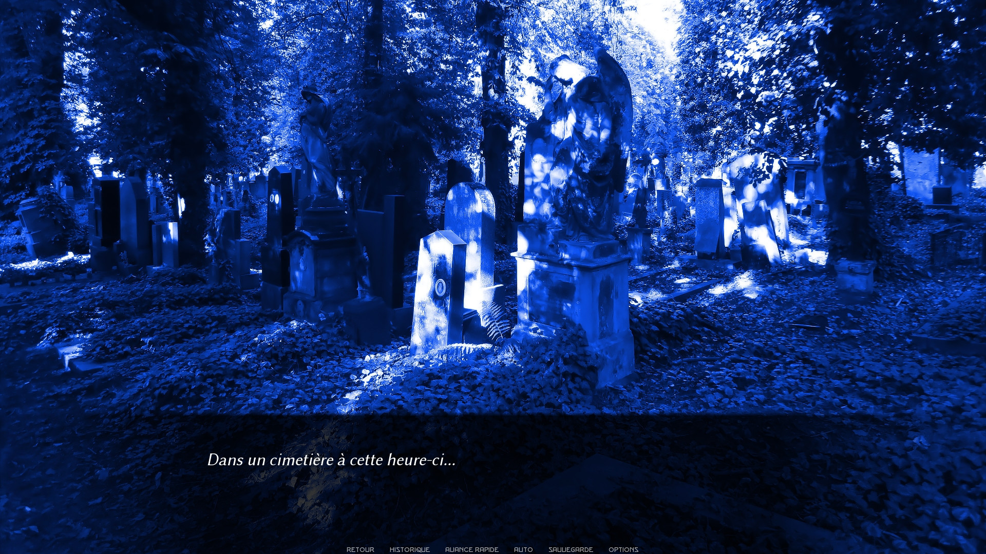 Le bleu du cimetière (itch) - кадр 1