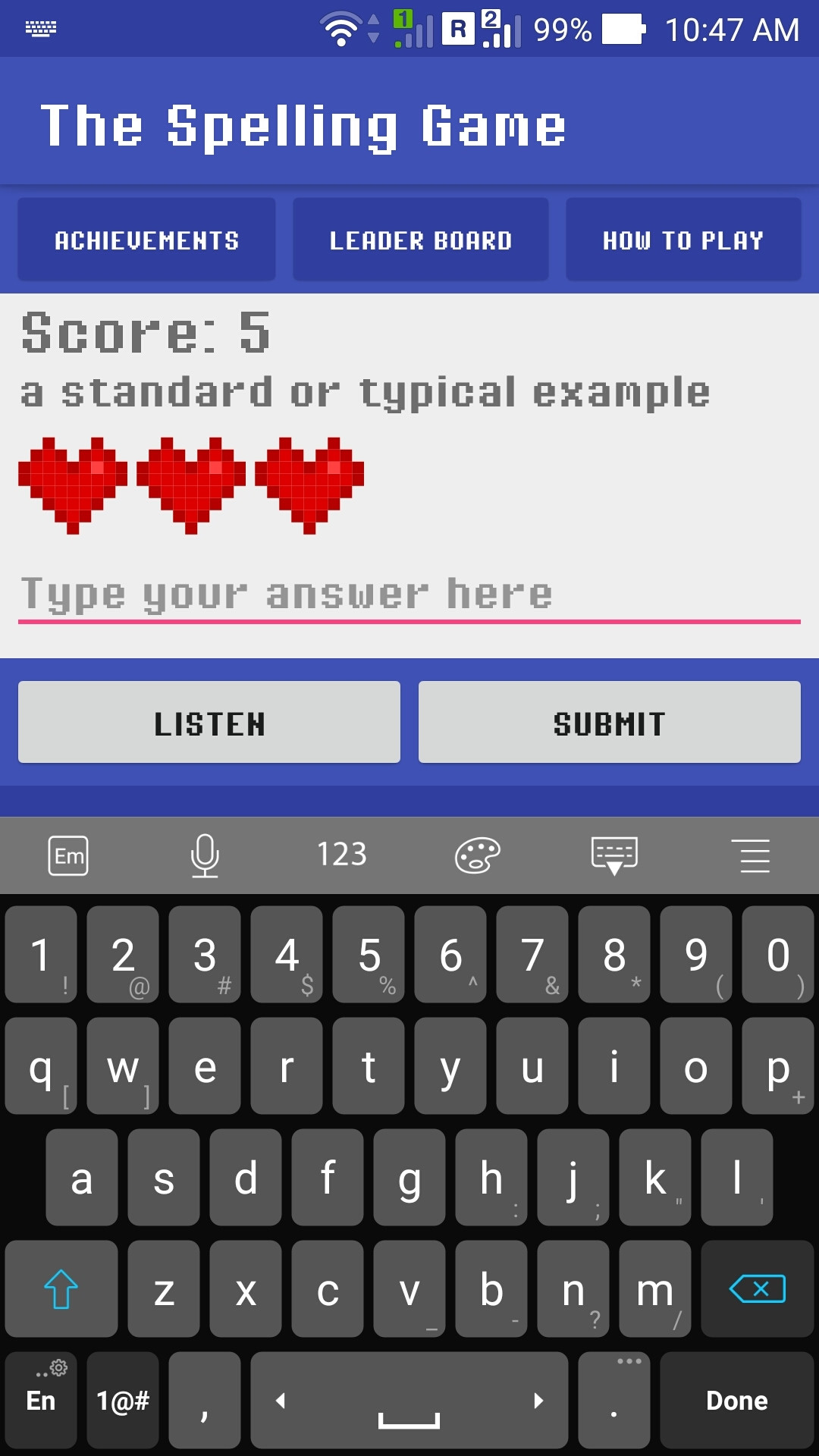 The Spelling Game (itch) - кадр 2