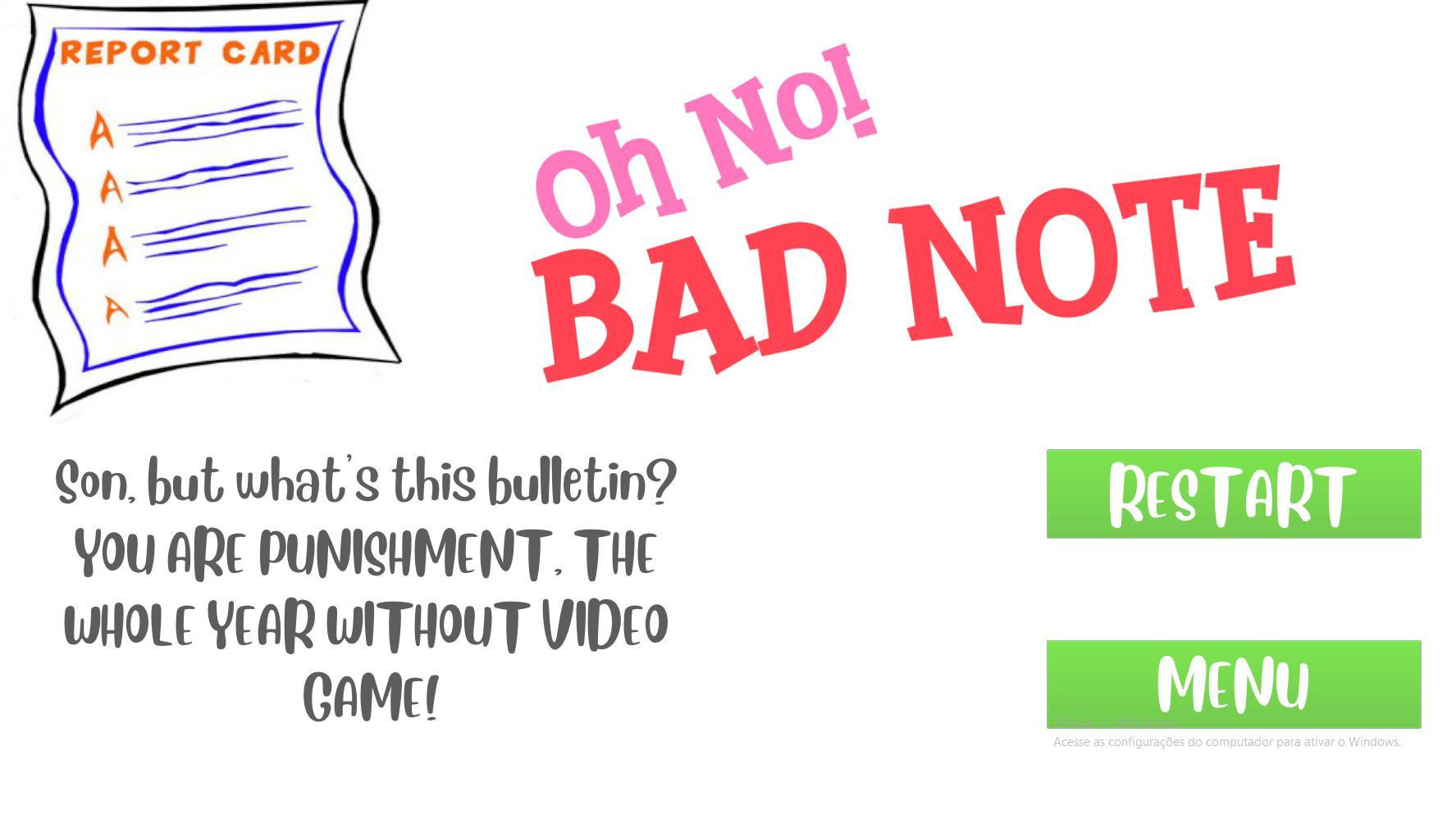 Oh No! A Bad Note (itch) - кадр 2