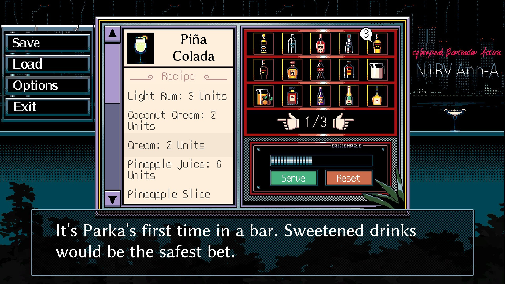 N1RV Ann-A: Cyberpunk Bartender Action - кадр 1