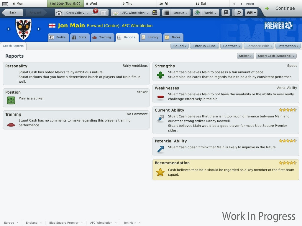 Football Manager 2010 - кадр 3