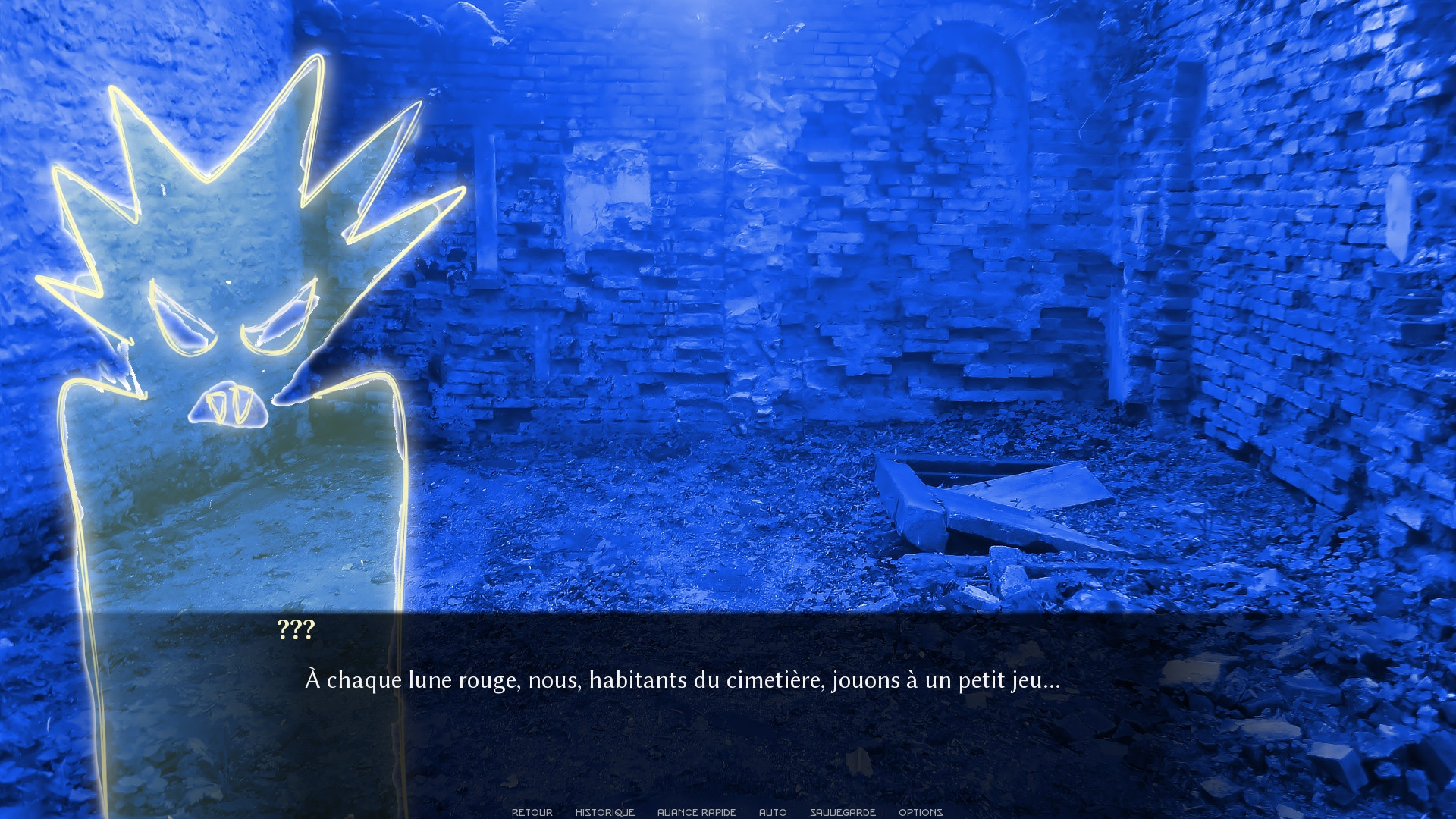 Le bleu du cimetière (itch) - кадр 2