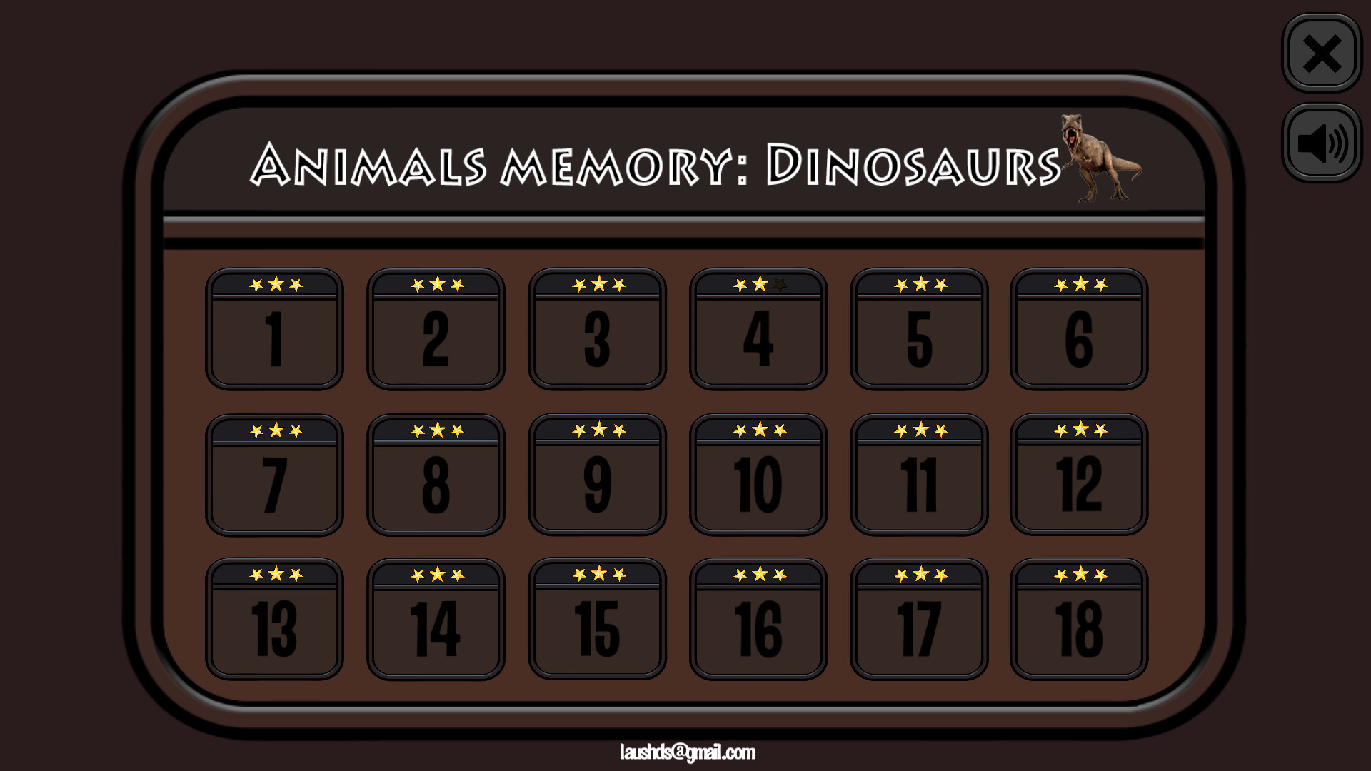 Animals Memory: Dinosaurs - кадр 1