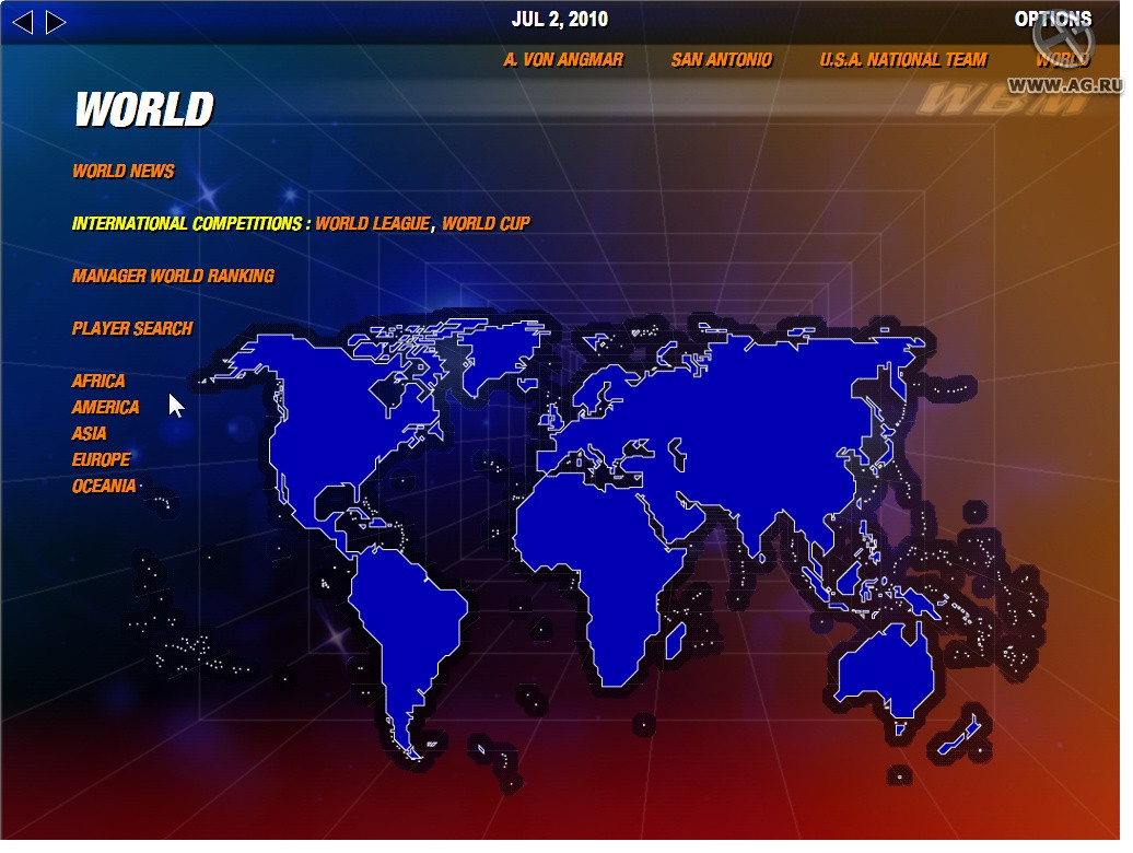 World Basketball Manager 2008 - кадр 1
