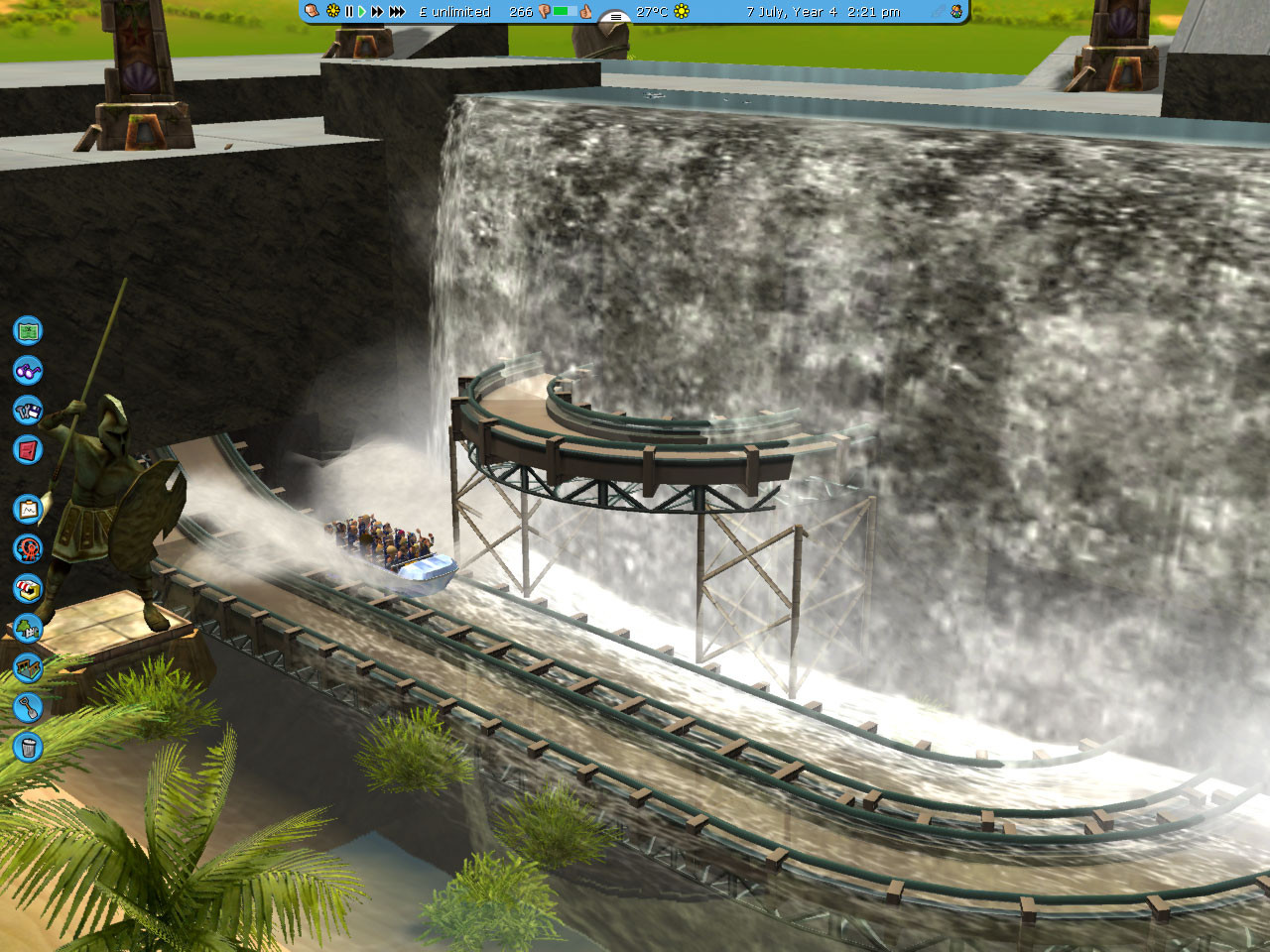 RollerCoaster Tycoon 3: Soaked! - кадр 4