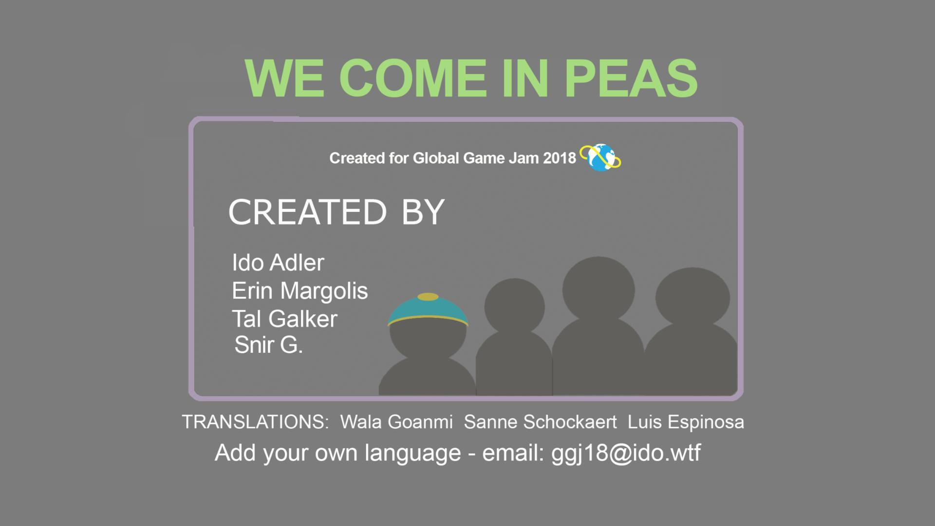 We come in peas! (itch) - кадр 1