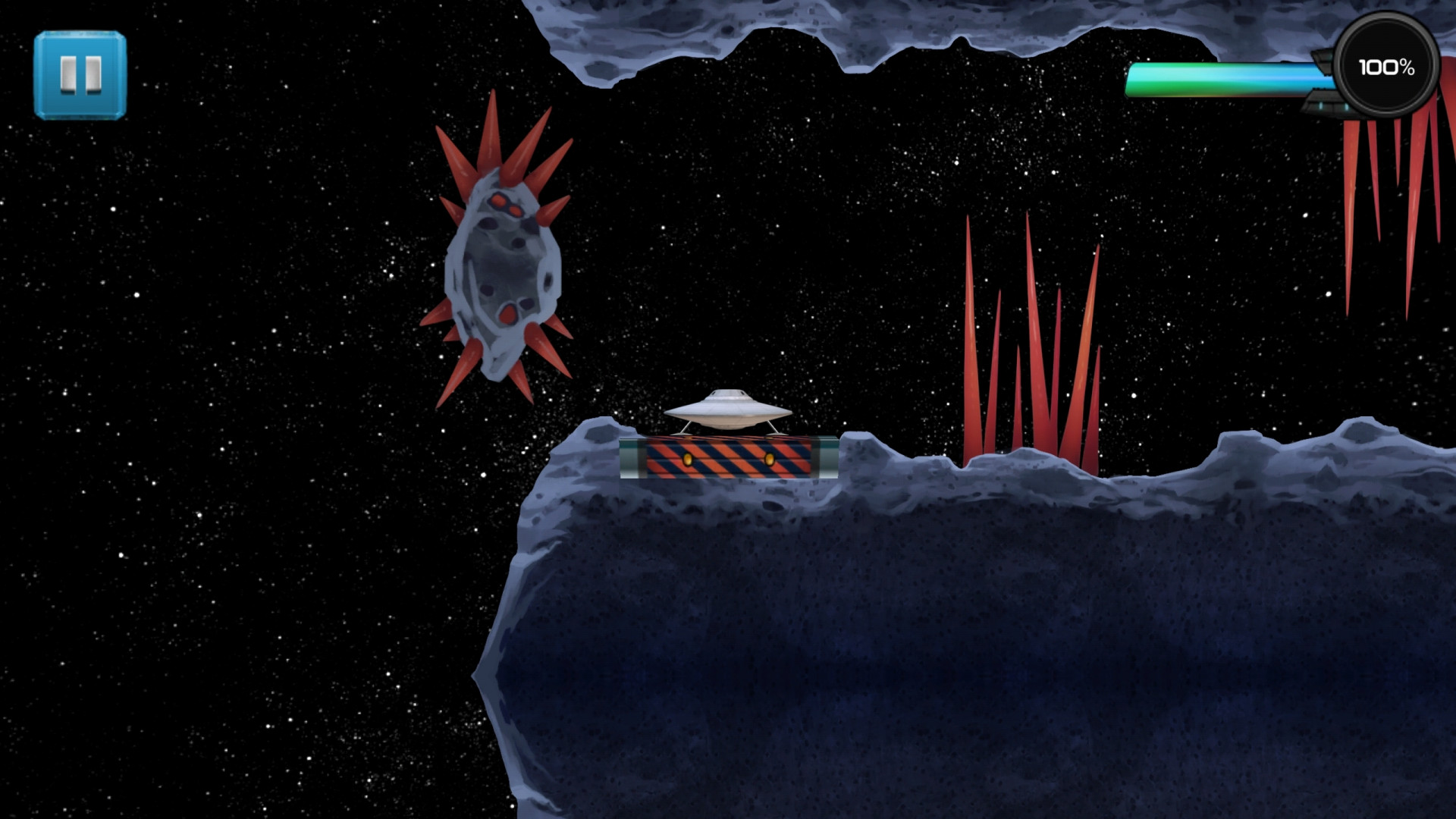 UFO Lander - lunar lander mission - explore cosmos (itch) - кадр 3