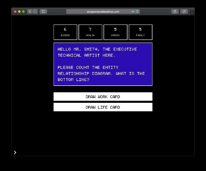 Dungeons & Deadlines (itch) - кадр 1