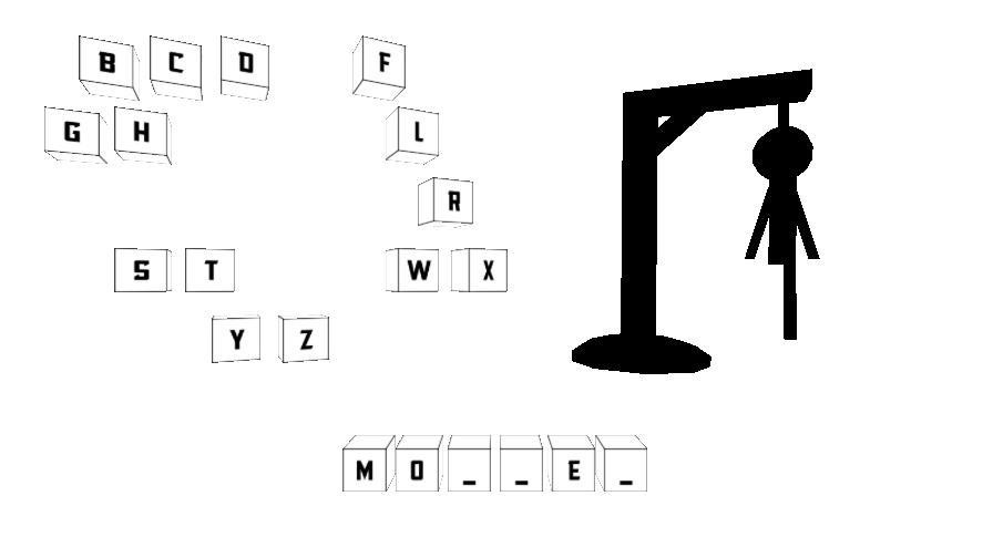 Hangman - A Simple 3D Hangman game (itch) - кадр 1