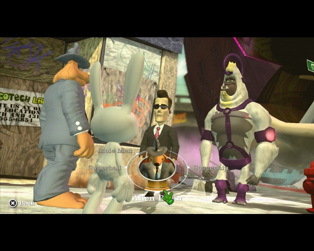 Sam & Max: The Devil's Playhouse Episode 1: The Penal Zone - кадр 3