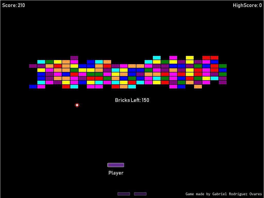 Atari Breakout remastered by GH Games (itch) - кадр 2