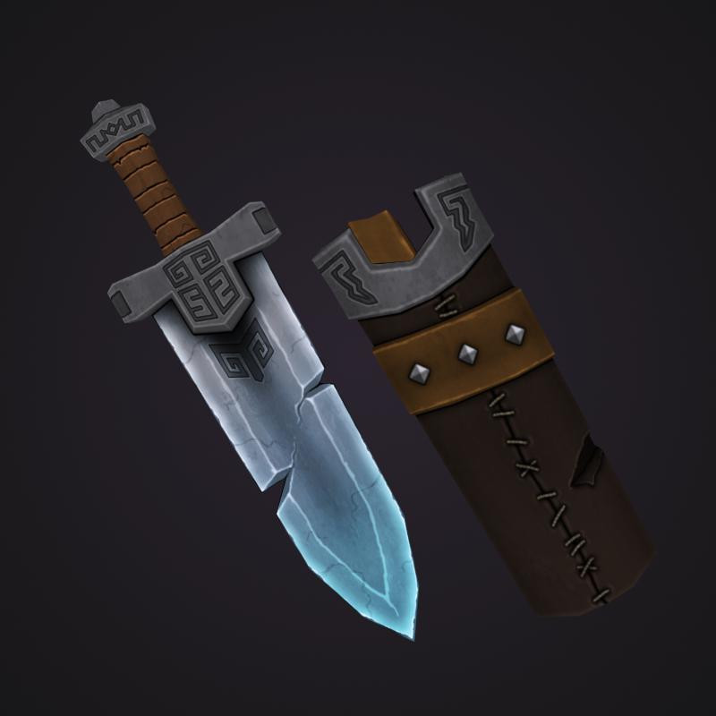 3D Model - Scrunch the Barbarian (Rigged) (itch) - кадр 1