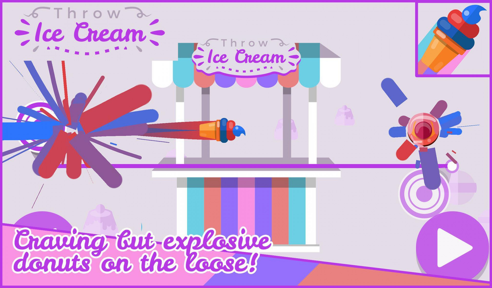 Throw Ice Cream (itch) - кадр 2