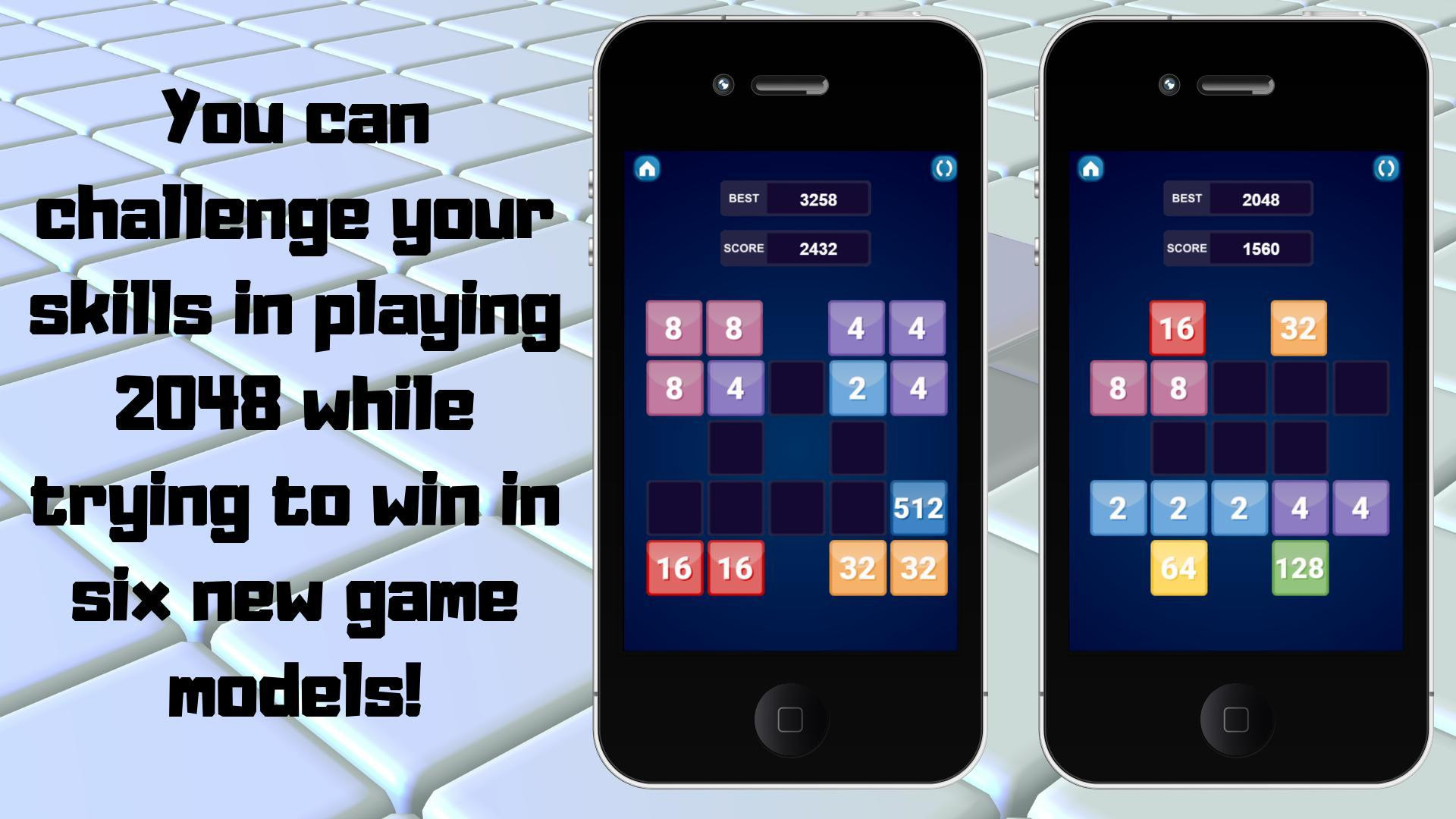 2048 Puzzle Challenge Bords (itch) - кадр 1
