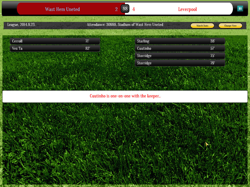 Global Soccer Manager - кадр 1