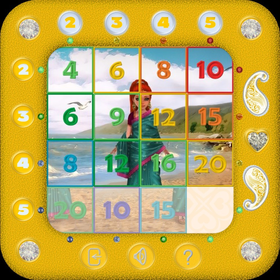 15 puzzle with Eva (itch) - кадр 1
