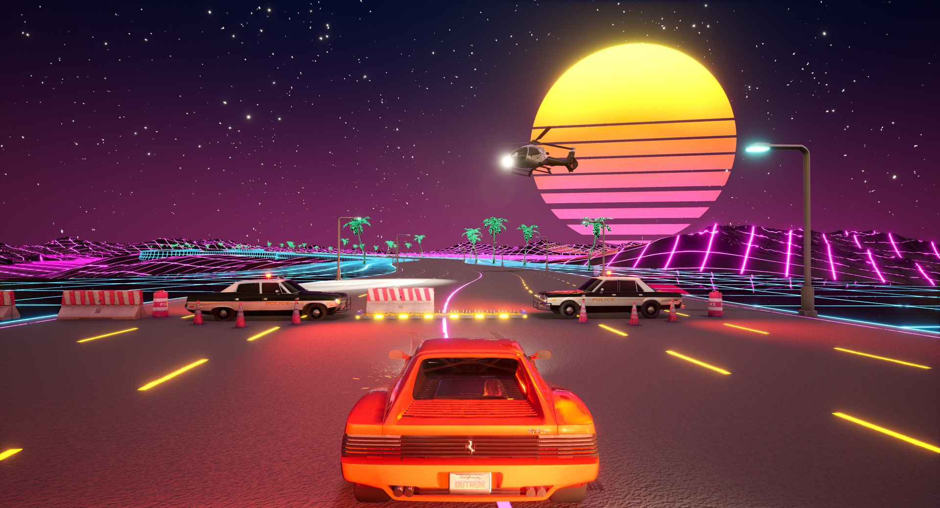 Cyber OutRun - кадр 2