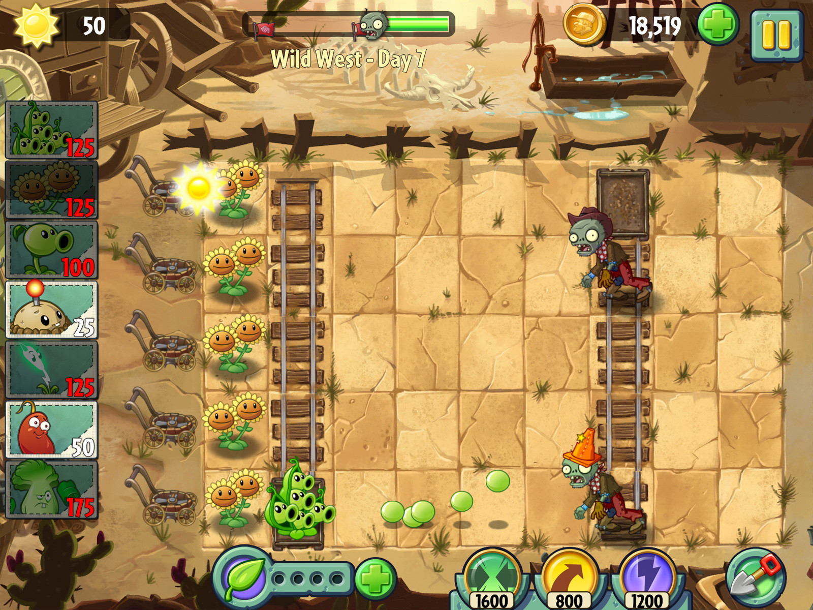 Plants vs. Zombies 2: It's About Time - кадр 4