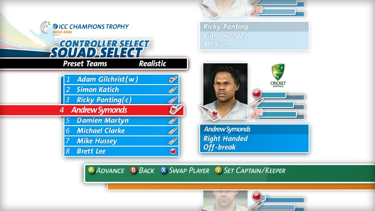 Brian Lara International Cricket 2007 - кадр 2